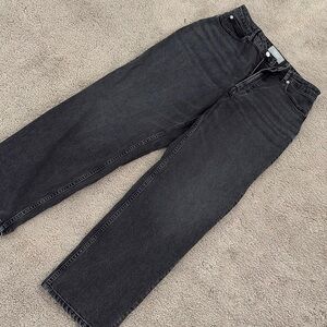 EverLane 31 Regular High-Rise Jeans, Organic Cotton Black